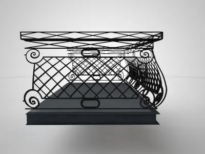 classic balcony 3D model