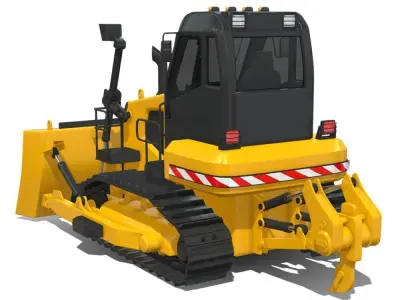 Shubbak Bulldozer 3D model