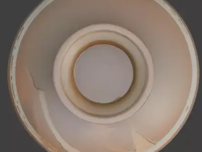 Ancient Egyptian Pottery Pot 3D Model Analysis Low-poly 3D model purchase