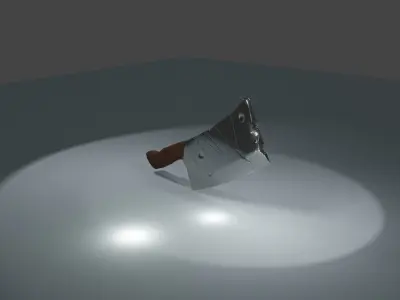 Game ready cleaver lvl1 Low-poly 3D model