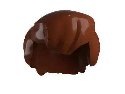 Custom3Dprint Minifigure Accessory - Minifigure Hair S2 - 043 3D print model