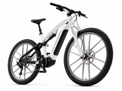 Advanced Full-Suspension Electric Mountain Bike 3D Model Low-poly 3D model