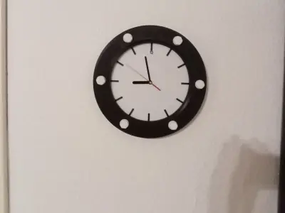 Industrial art design clock 3D print model