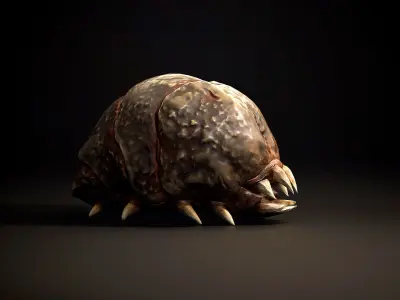 Chrok Worm - Game Ready Low-poly 3D model Low-poly 3D model