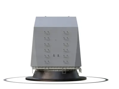 H PJ-45 130mm Naval Gun Type 055 Destroyer Main Cannon 3D model