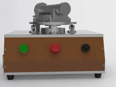 The rotating work platform 3D model