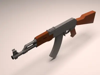 Ak 47 3D model shop