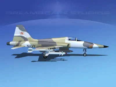 Northrop F-5E Tiger V11 Navy 3D model
