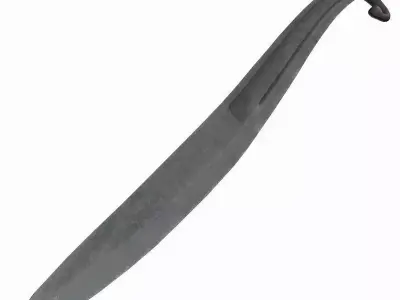 Long Scottish dagger 3D model