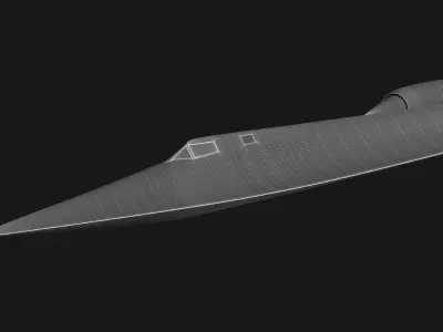 Lockheed SR-71 Blackbird 3D model purchase