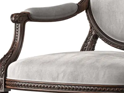 chairish louis armchair art 5694 3D model