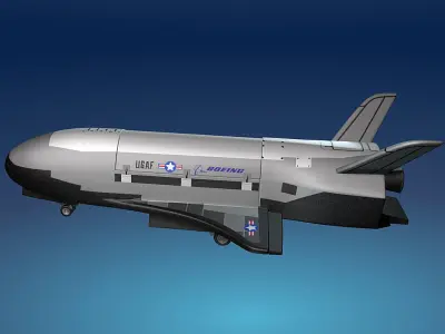 X-37B 3D model