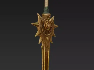 Fantasy Swords - High Detail Game - 3D Print Ready Pack 3D model