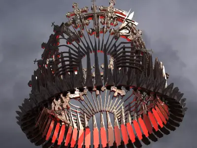 Angel Vortex Crown 3D model