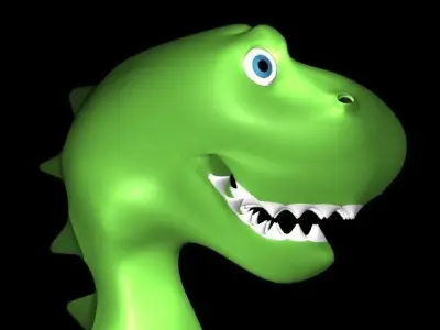 Cartoon Dinosaur 3D model order