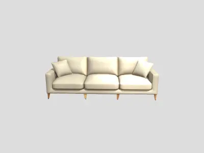 Modern Luxury Sofa  High-Quality PBR Game-Ready 3D Model Low-poly 3D model