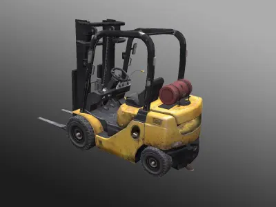 Forklifts VPFG15 Low-poly 3D model
