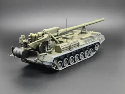 2S7 Pion  Malka 3D print model