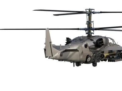Kamov ka-52 Alligator 3D model by stationary94