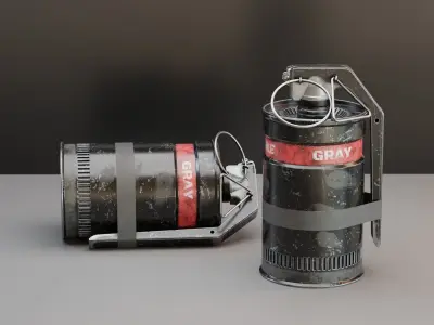 Smoke Grenade PRO 3D model