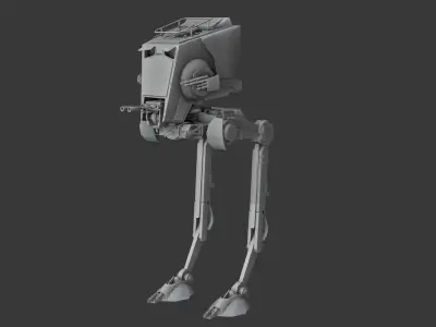 AT-ST Low-poly 3D model purchase