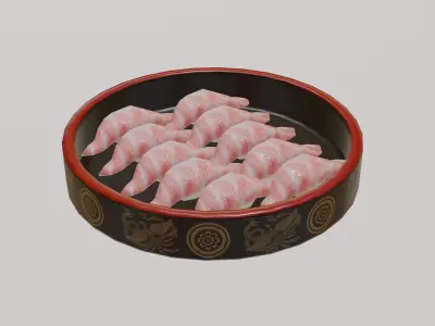 Special Sushi Model Asset Low-poly 3D model