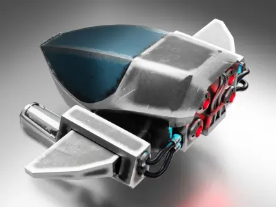 Spaceship 3D model 15