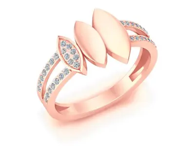 Earring Pendants And Rings Set Printable Model Print Model 3D print model