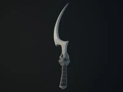 sword Low-poly 3D model 88