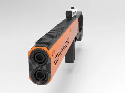 SGT 24 Shotgun  3D model