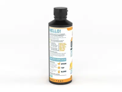 Fish Oil 3D model buy