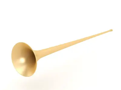 Long trumpet 3D model