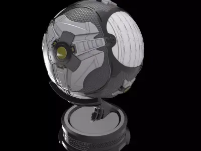 ROCKET LEAGUE BALL - STATUE WITH LAMP OPTION 3D print model
