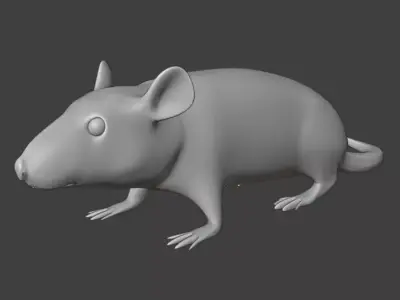 Rat - 3D printable Free 3D model