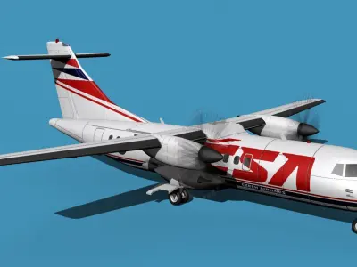 ATR-42-320 Czech Air 3D model