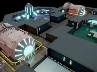Among us 3D model