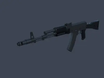 IC-74M rifle 3D model