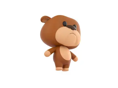 Character037 Bulldog 3D model