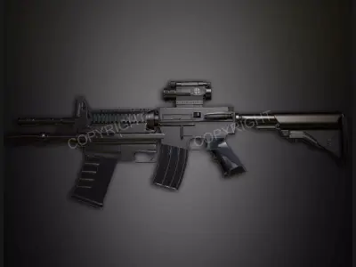 Game Gun 3D model purchase