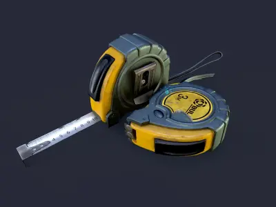 Tape Measure Low-poly 3D model buy