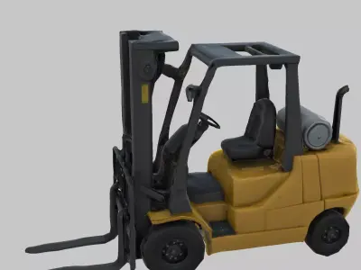 Forklift  Low-poly 3D model