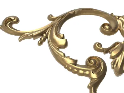  decorative pattern ready for 3D printing 3D model