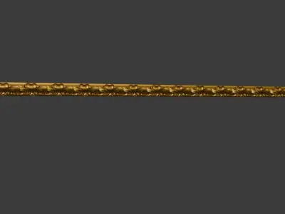 Neoclasic baguette for furniture kitchen cabinets interiors 3D print model