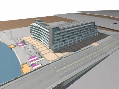 Office Building 3D model 254