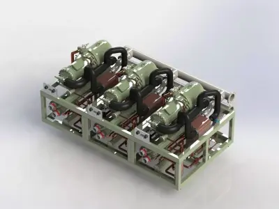 Chiller Unit 3D model purchase