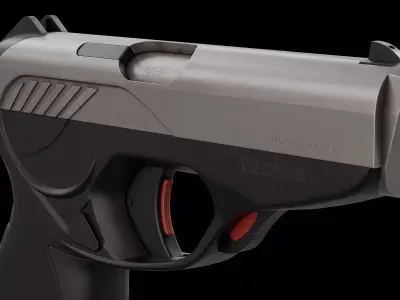 Vektor CP1 9mm pistol Low-poly 3D model