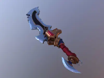 Fantasy Sword 5 3D model