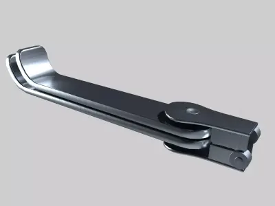 Atrial Retractor Short Right Low-poly 3D model