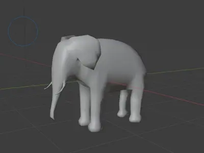 Elephant form 3D model