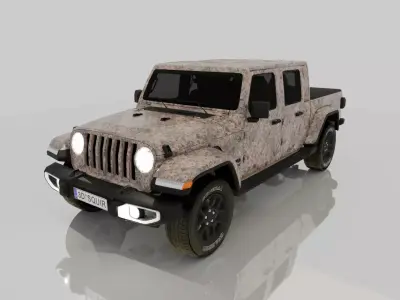 Military Jeep 3D Model - High Quality Game Ready Detailed 3D model buy